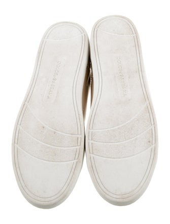 Dolce & Gabbana Girls' Leather Low Top Sneakers