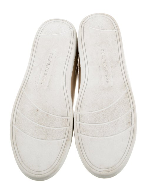 Dolce & Gabbana Girls' Leather Low Top Sneakers