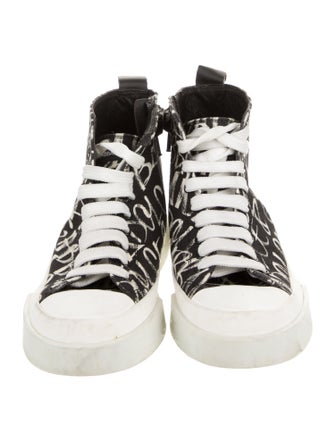 Dolce & Gabbana Kids' Printed High Top Sneakers
