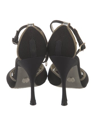 Dolce & Gabbana Satin T-Strap Pumps