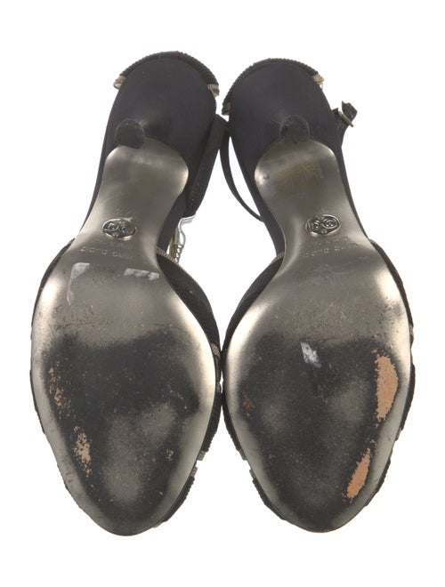 Dolce & Gabbana Satin T-Strap Pumps