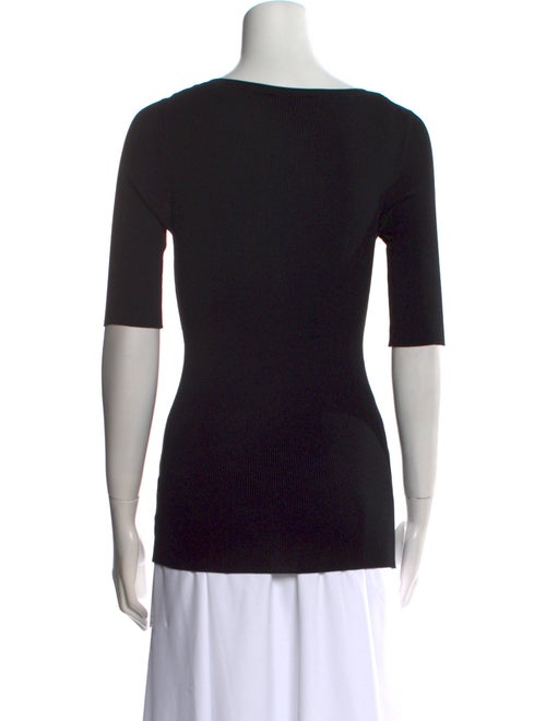 Dolce & Gabbana Silk Scoop Neck Sweater