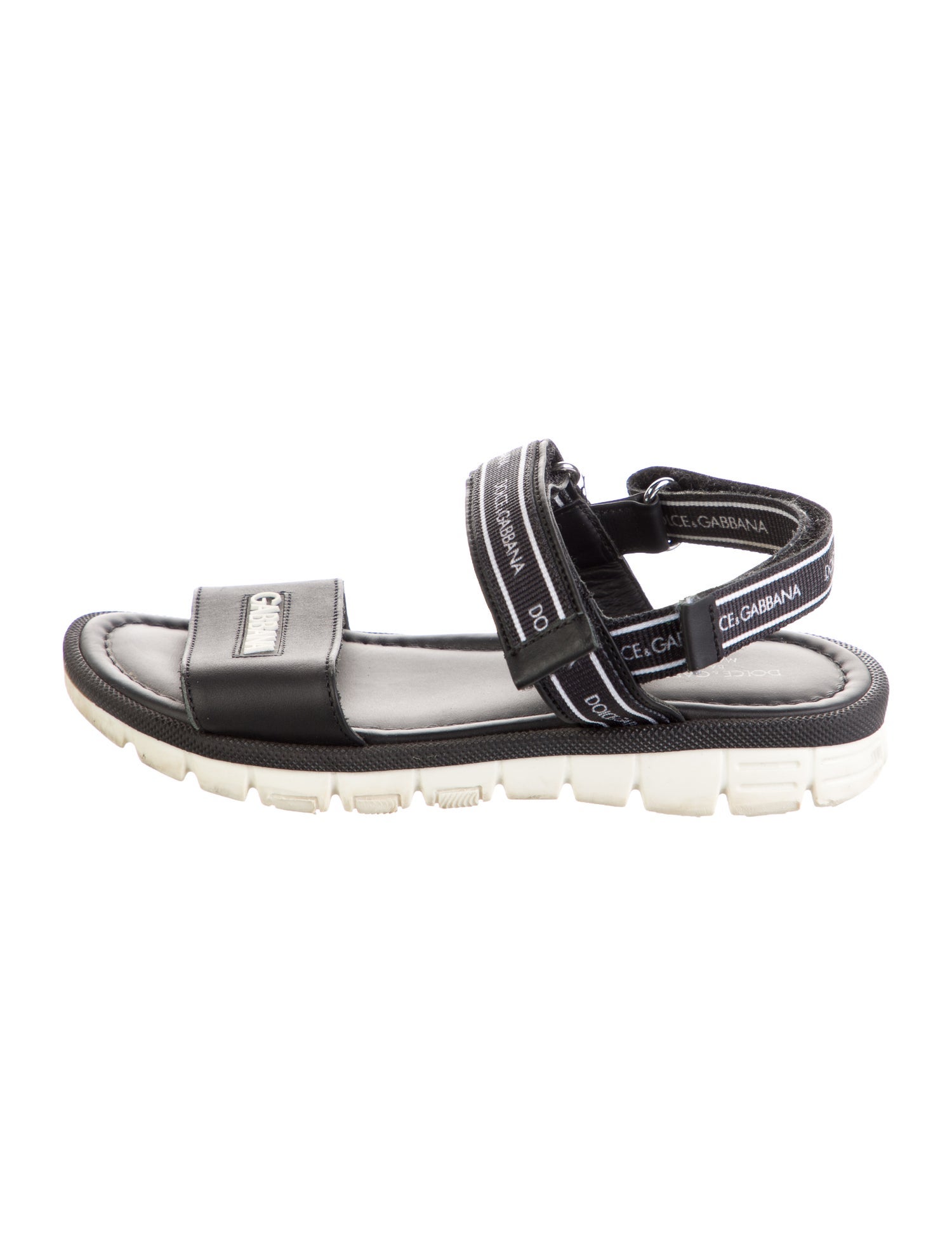 Dolce & Gabbana Girls' Leather Strap Sandals