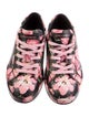 Dolce & Gabbana Girls' Leather Floral Print Sneakers
