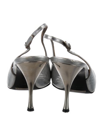 Dolce & Gabbana Patent Leather Slingback Pumps