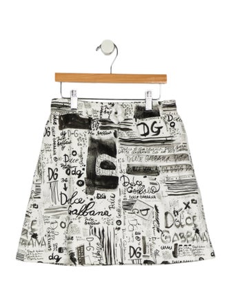 Dolce & Gabbana Girls Printed Skirt