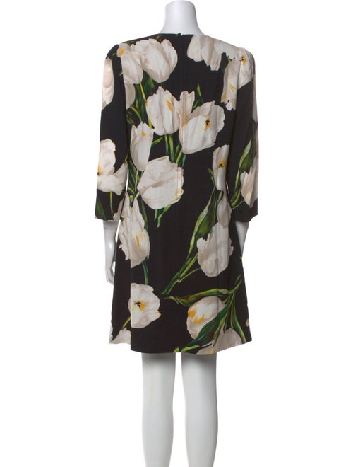 Dolce & Gabbana Floral Print Mini Dress