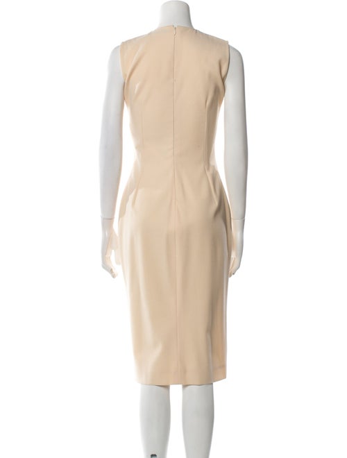 Dolce & Gabbana Virgin Wool Midi Length Dress