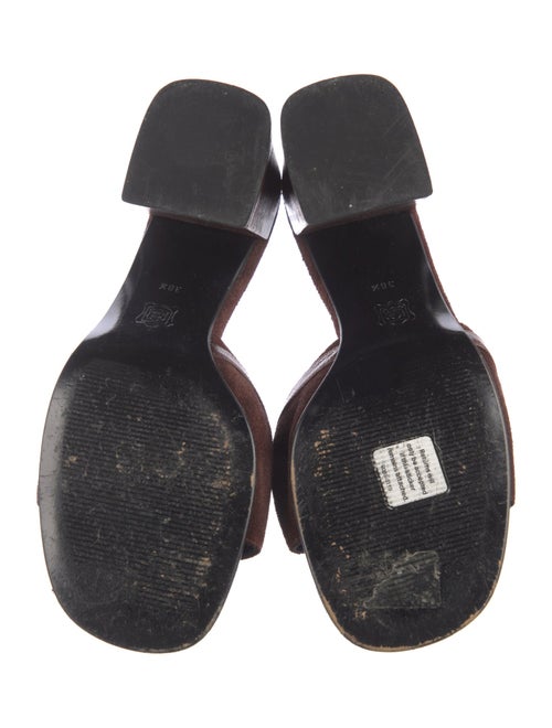 Dolce & Gabbana Suede Slides