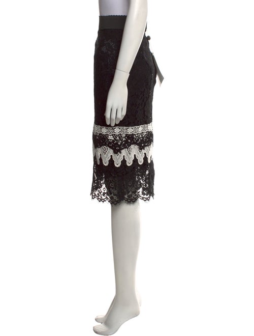 Dolce & Gabbana Lace Pattern Knee-Length Skirt