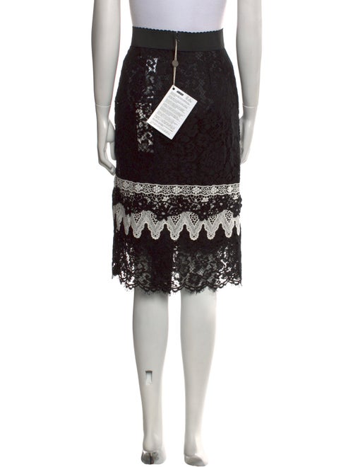 Dolce & Gabbana Lace Pattern Knee-Length Skirt