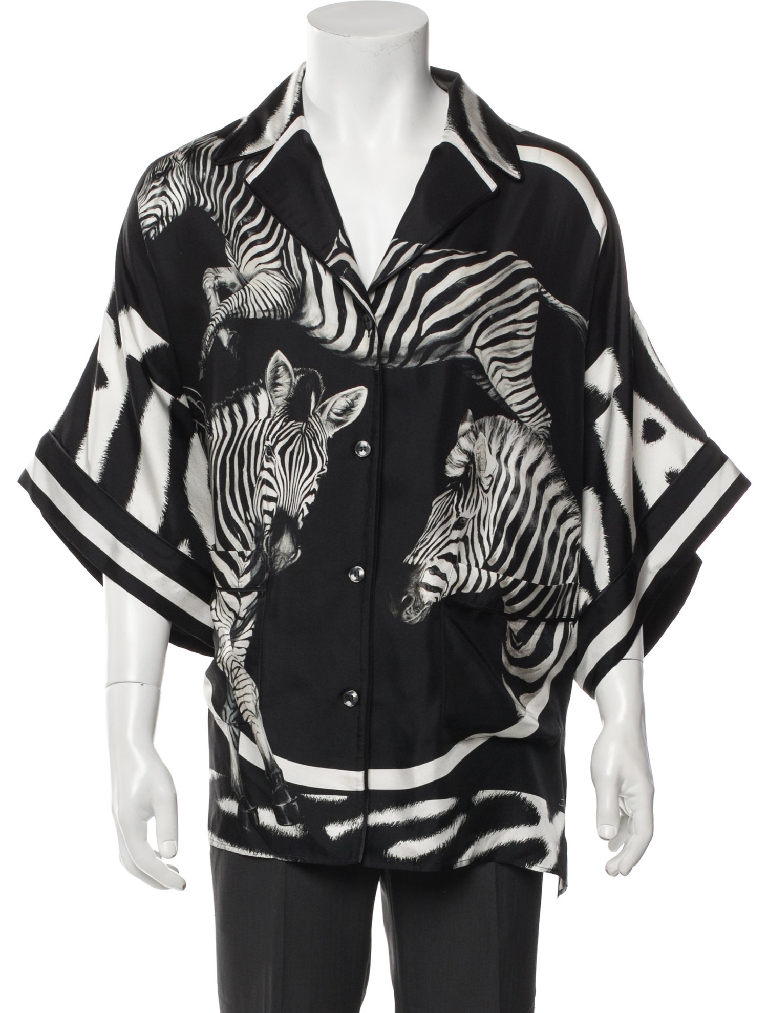 Dolce & Gabbana Silk Printed Shirt