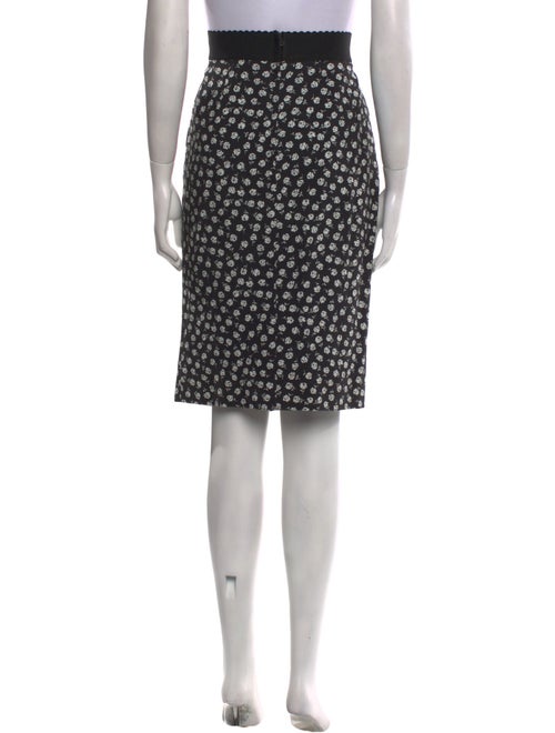 Dolce & Gabbana Floral Print Knee-Length Skirt