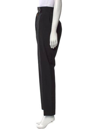 Dolce & Gabbana Virgin Wool Straight Leg Pants