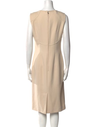 Dolce & Gabbana Virgin Wool Midi Length Dress