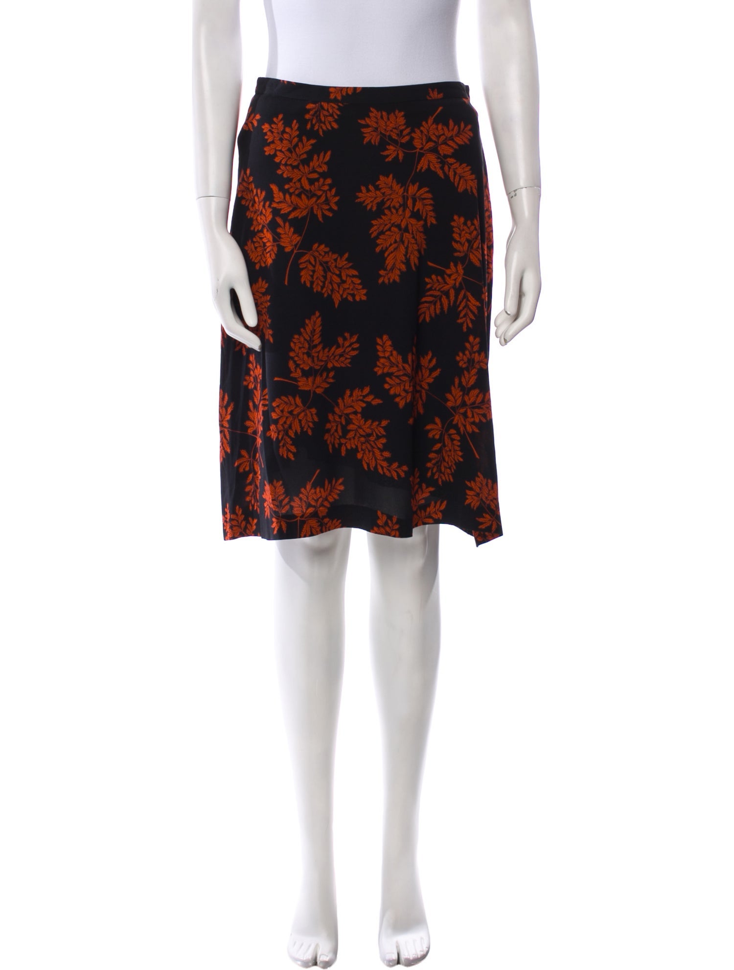 Dolce & Gabbana Silk Knee-Length Skirt