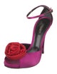 Dolce & Gabbana Satin D'Orsay Pumps