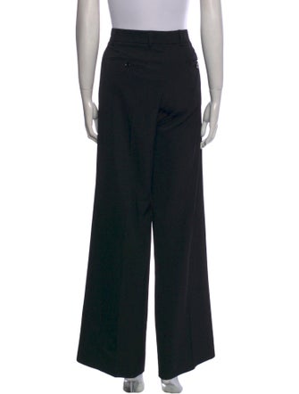Dolce & Gabbana Virgin Wool Wide Leg Pants