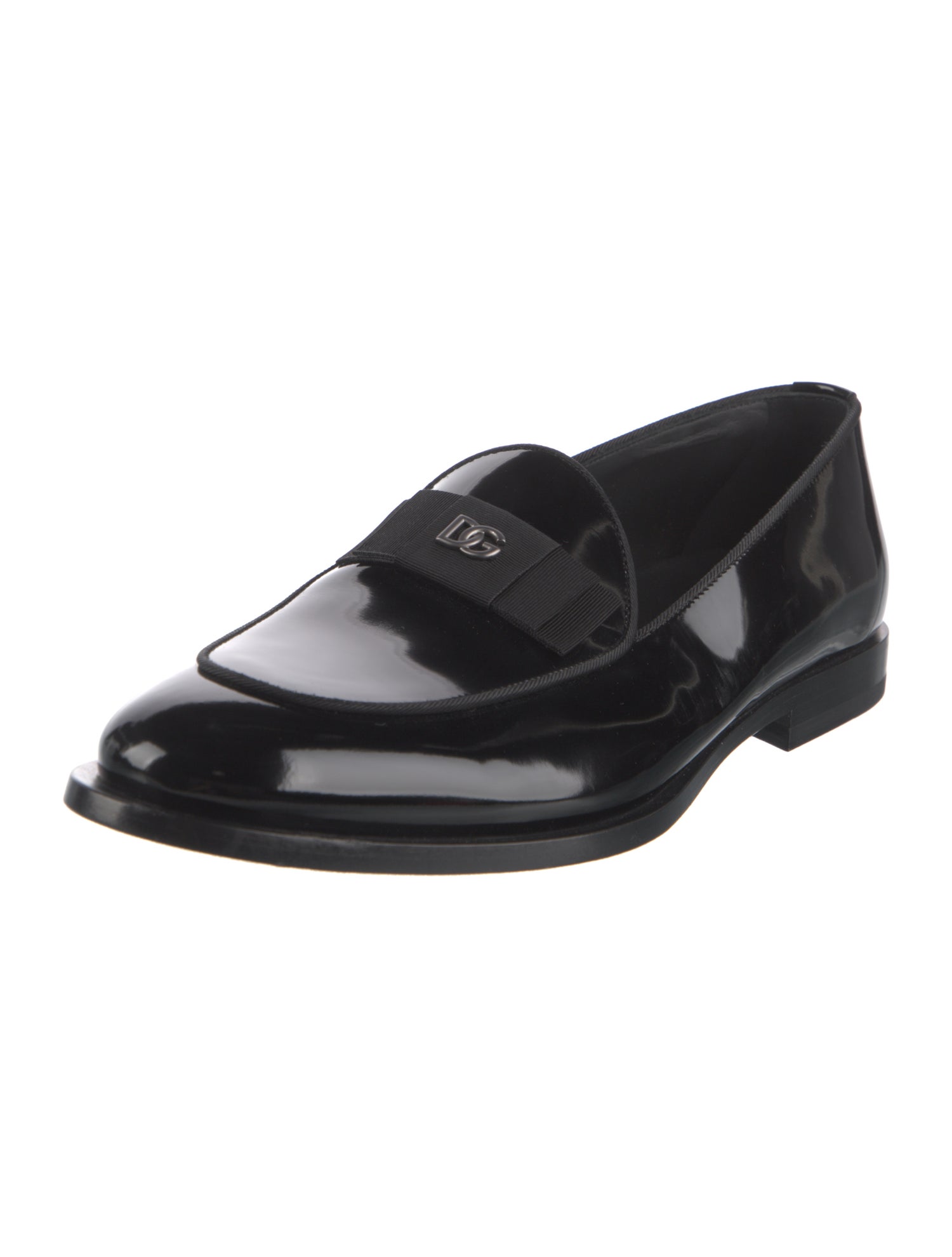 Dolce & Gabbana Patent Leather Dress Loafers