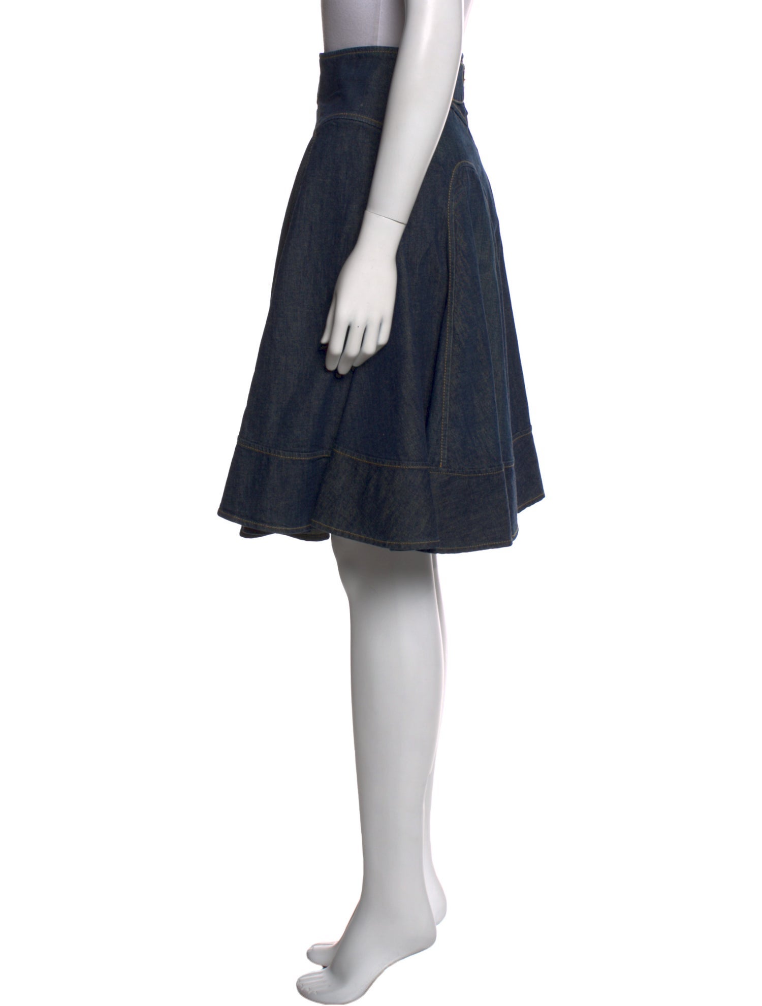 Dolce & Gabbana Embroidered Accent Knee-Length Skirt