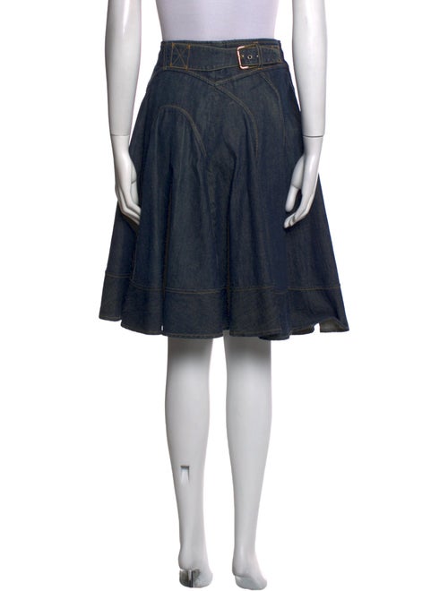 Dolce & Gabbana Embroidered Accent Knee-Length Skirt