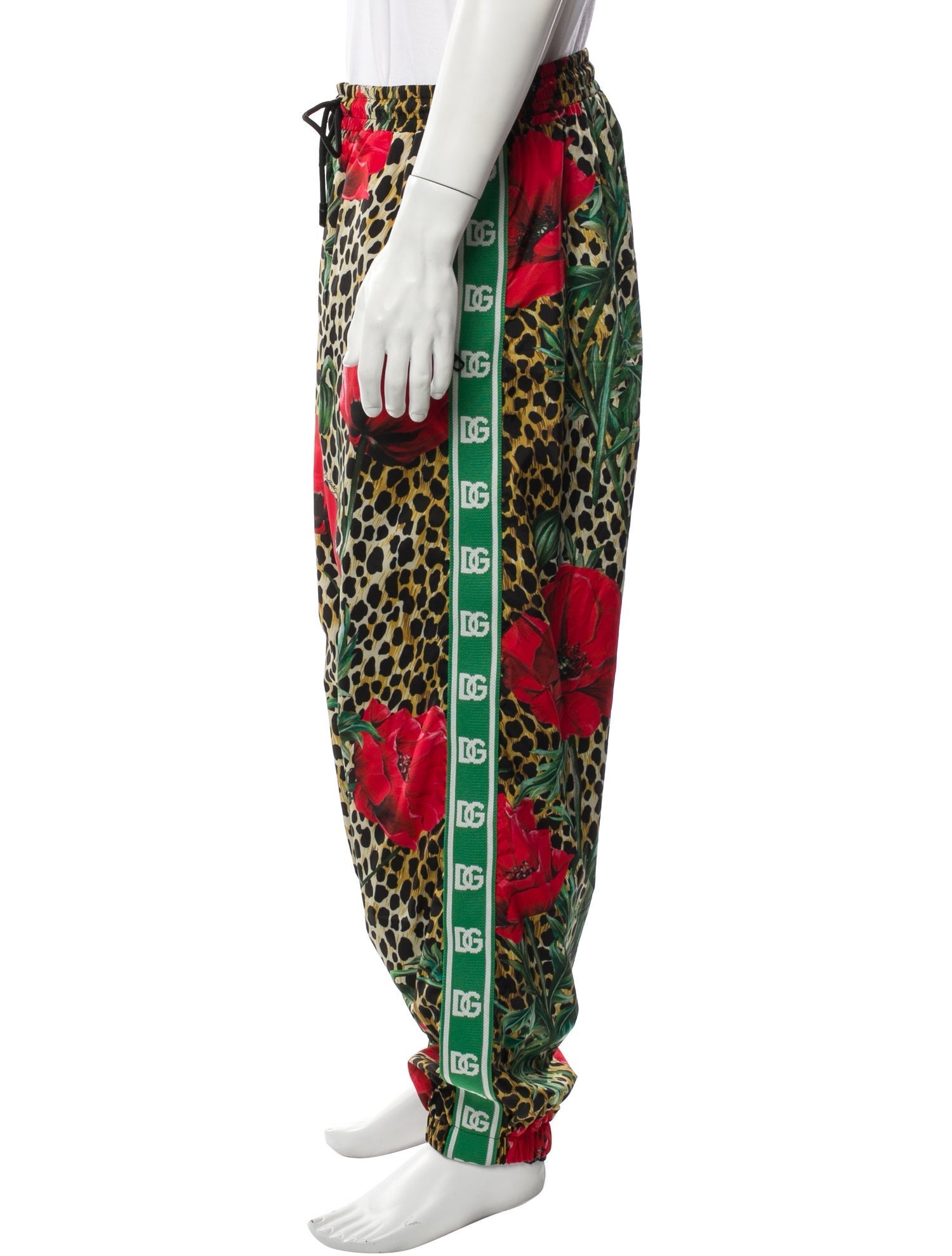 Dolce & Gabbana Animal Print Joggers