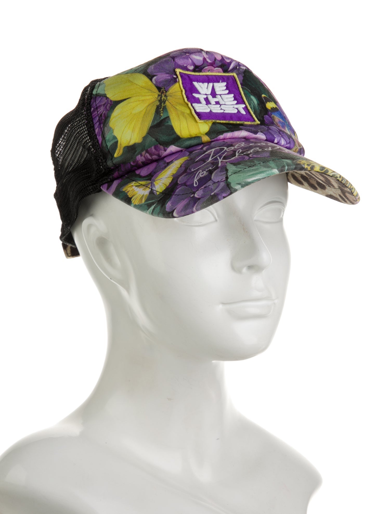 Dolce & Gabbana x Khaled Khaled logo Floral Baseball Hat