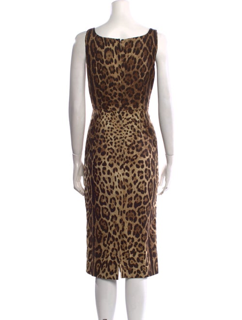 Dolce & Gabbana Silk Midi Length Dress