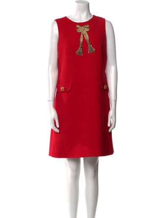 Dolce & Gabbana Virgin Wool Mini Dress