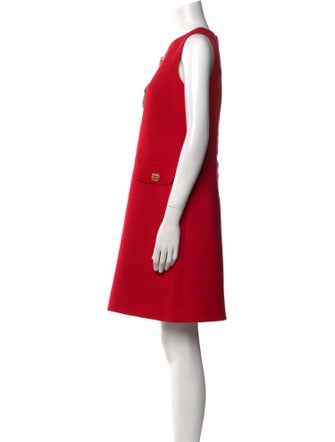 Dolce & Gabbana Virgin Wool Mini Dress