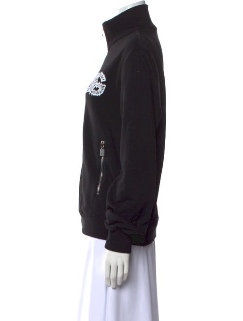 Dolce & Gabbana Mock Neck Long Sleeve Sweatshirt