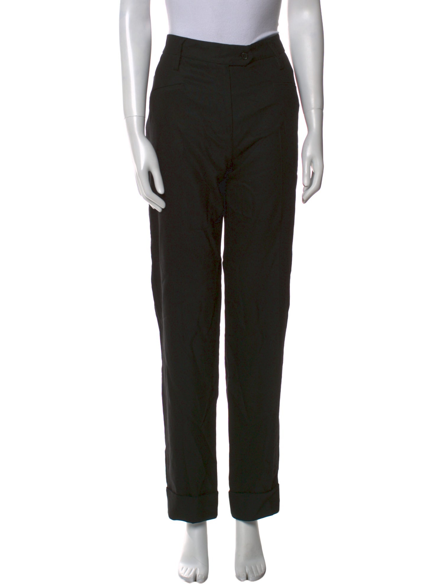Dolce & Gabbana Virgin Wool Straight Leg Pants