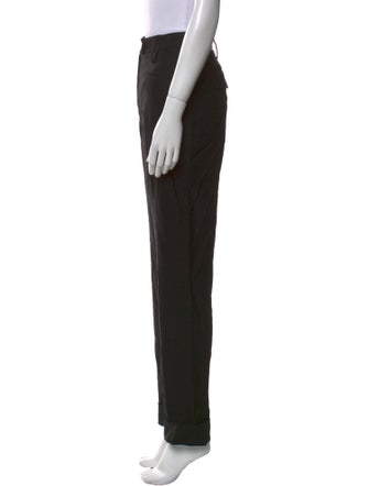Dolce & Gabbana Virgin Wool Straight Leg Pants