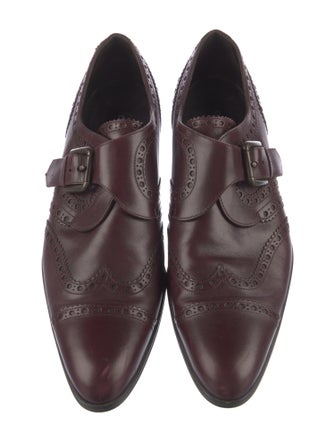 Dolce & Gabbana Leather Lasercut Accents Dress Loafers
