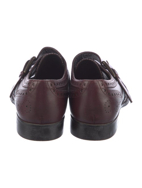 Dolce & Gabbana Leather Lasercut Accents Dress Loafers