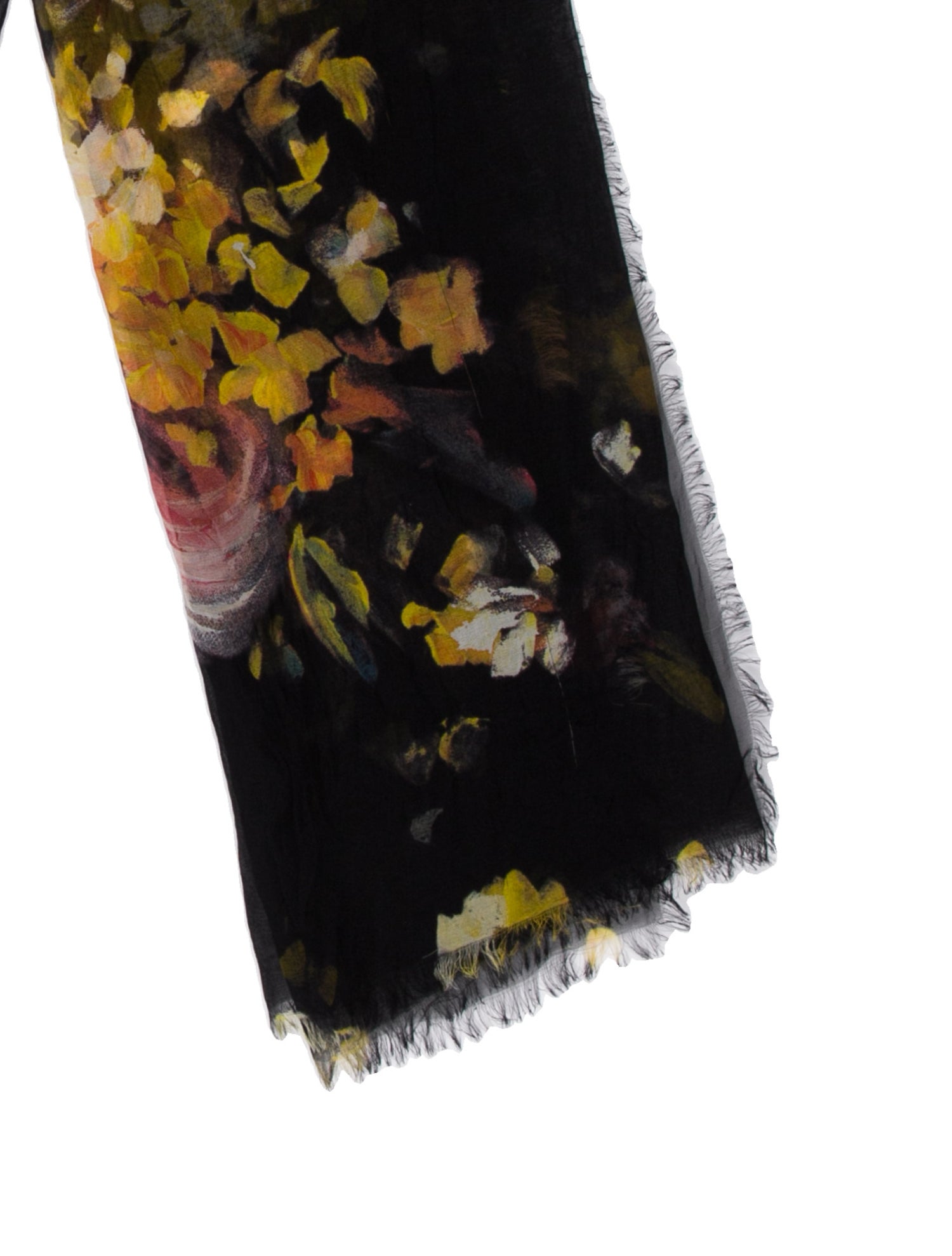 Dolce & Gabbana Silk Floral Print Scarf