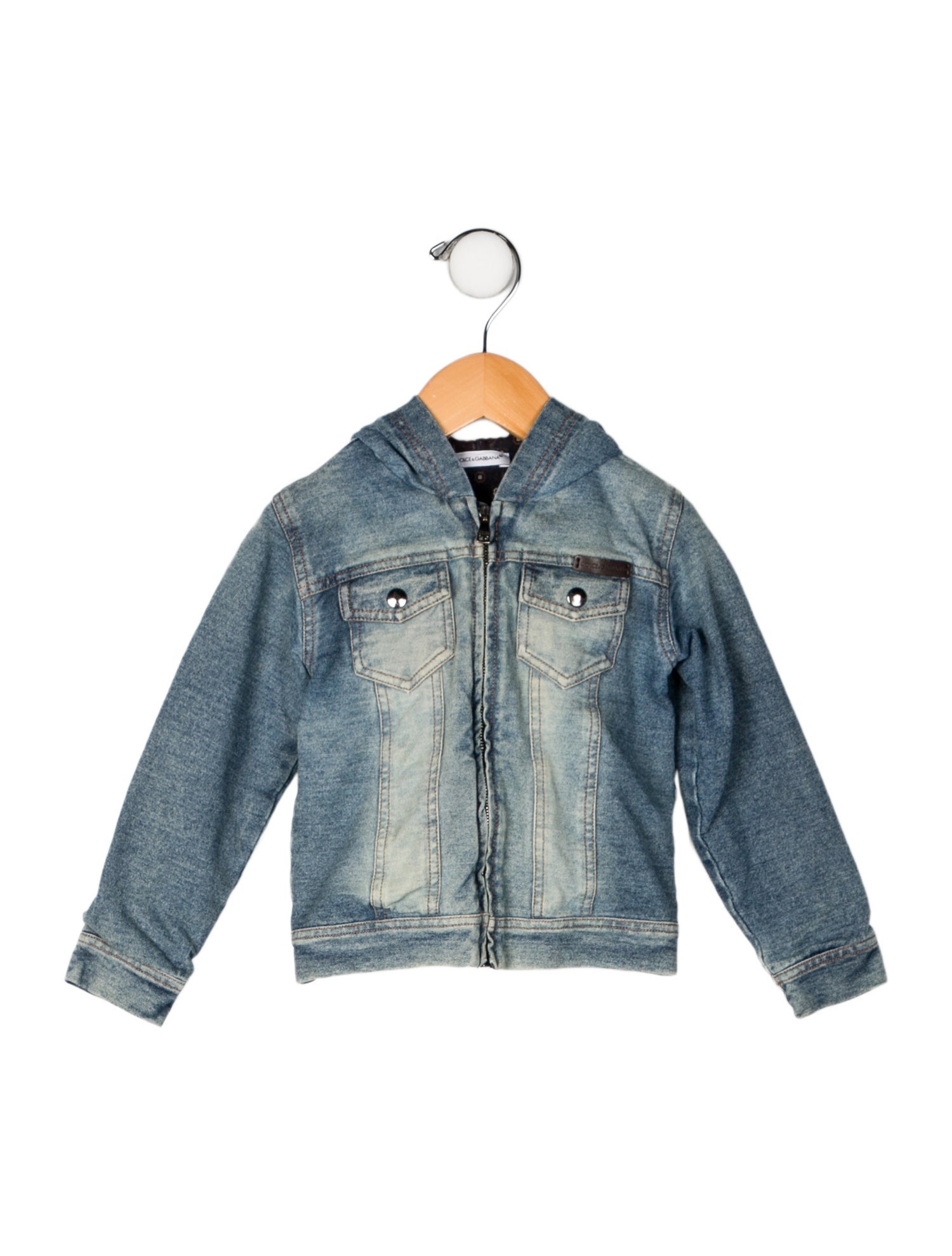 Dolce & Gabbana Solid Denim Jacket