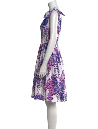 Dolce & Gabbana Floral Print Knee-Length Dress
