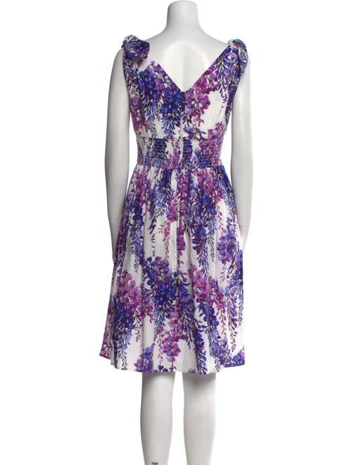 Dolce & Gabbana Floral Print Knee-Length Dress