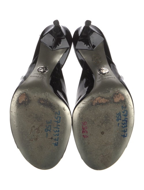 Dolce & Gabbana Patent Leather Slides