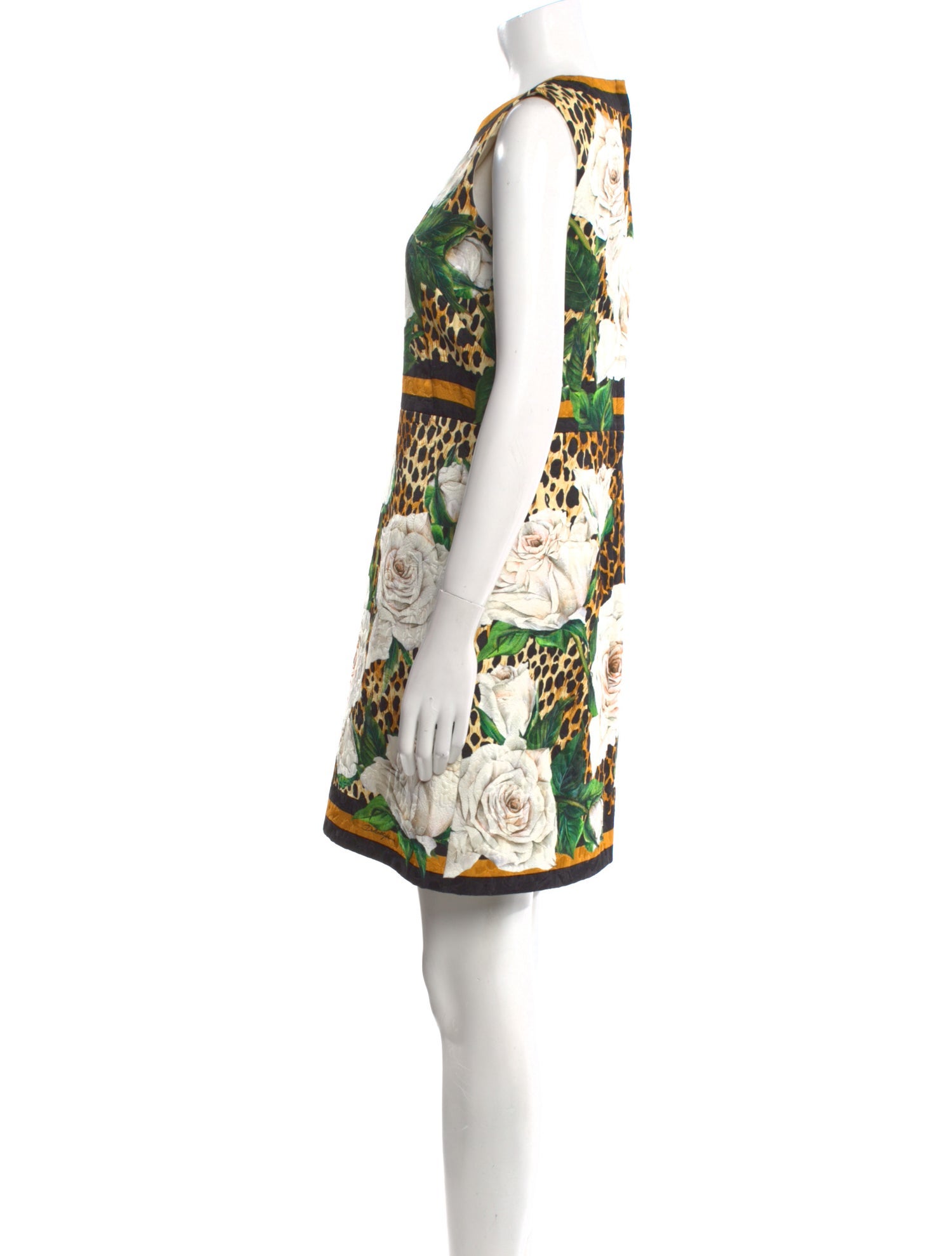 Dolce & Gabbana Paisley Print Mini Dress