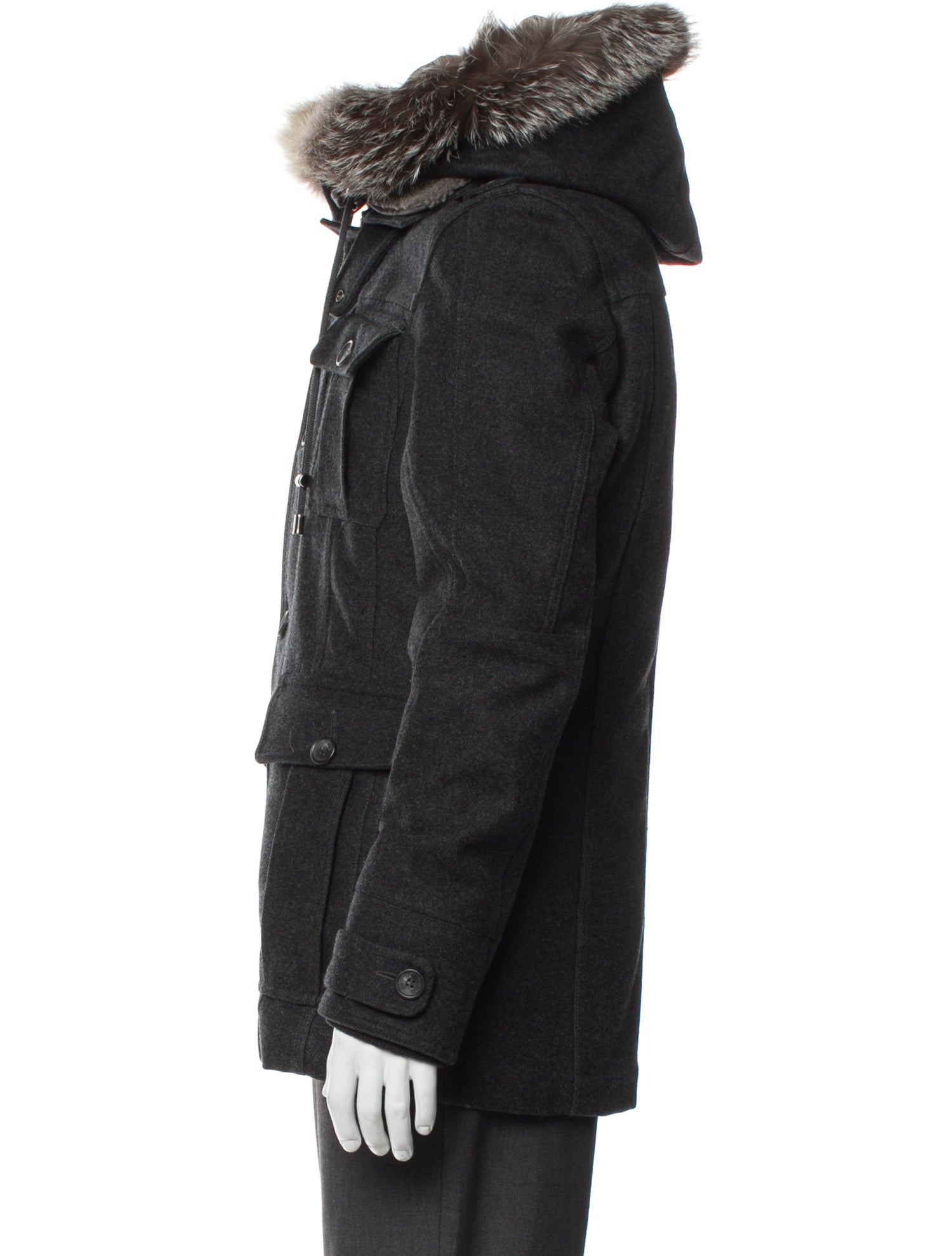 Dolce & Gabbana Virgin Wool Parka