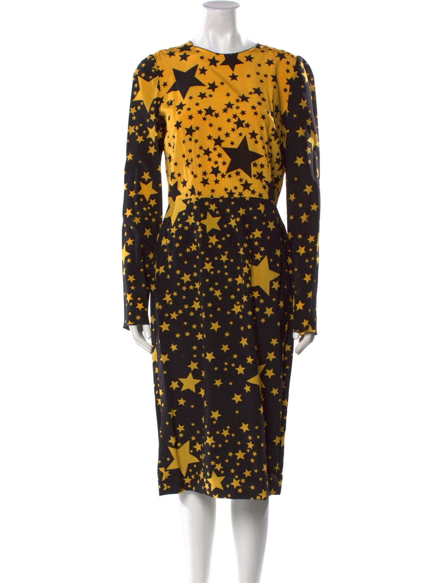 Dolce & Gabbana Silk Midi Length Dress