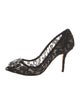 Dolce & Gabbana Lace Lace Pattern Pumps