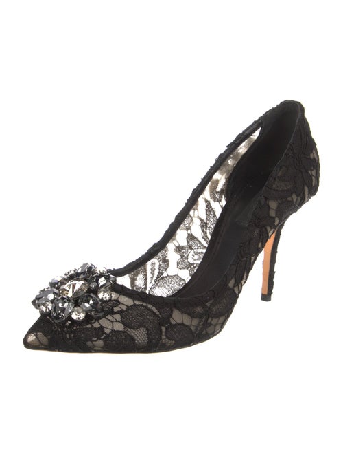 Dolce & Gabbana Lace Lace Pattern Pumps