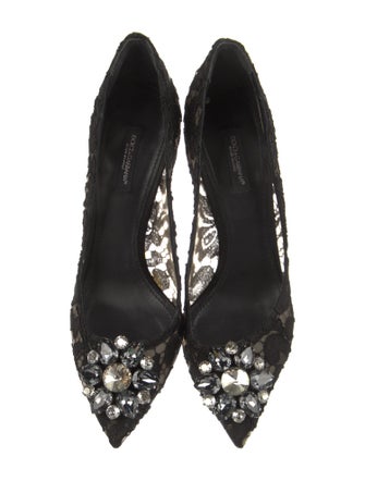 Dolce & Gabbana Lace Lace Pattern Pumps