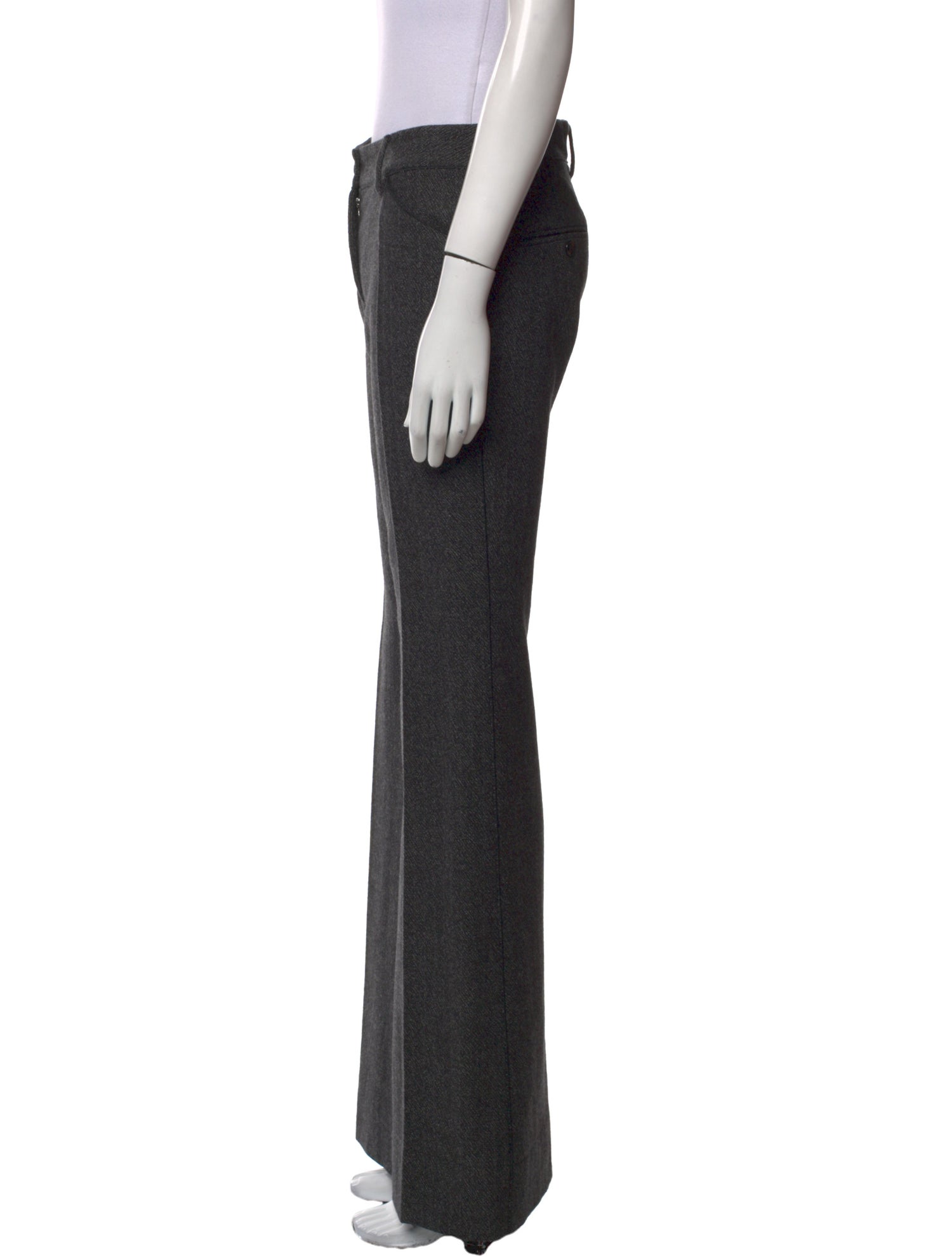 Dolce & Gabbana Wool Wide Leg Pants