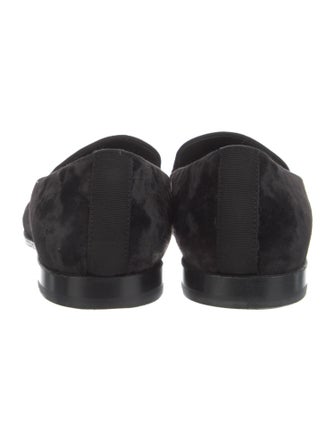 Dolce & Gabbana Velvet Printed Loafers