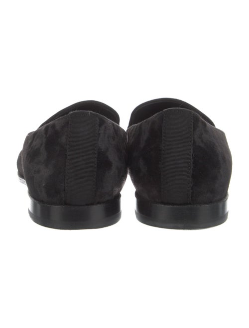 Dolce & Gabbana Velvet Printed Loafers