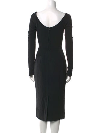 Dolce & Gabbana Square Neckline Midi Length Dress